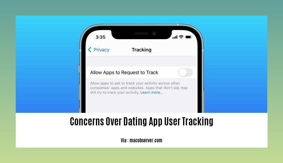 concerns over dating app user tracking