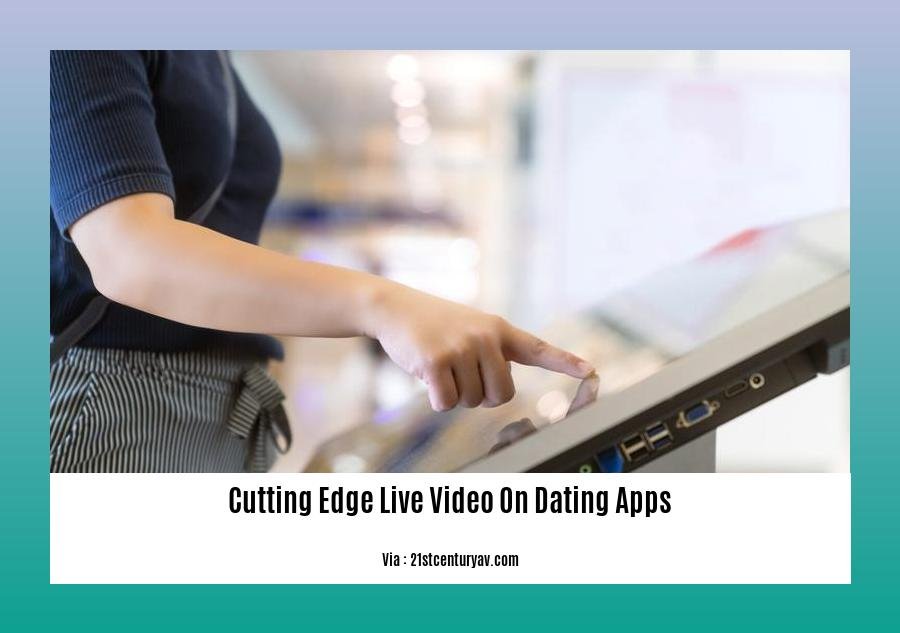 cutting edge live video on dating apps