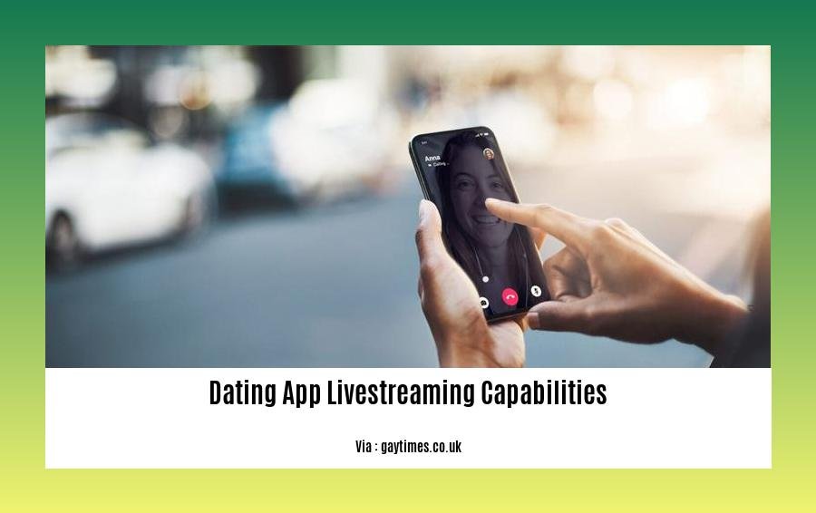 dating app livestreaming capabilities