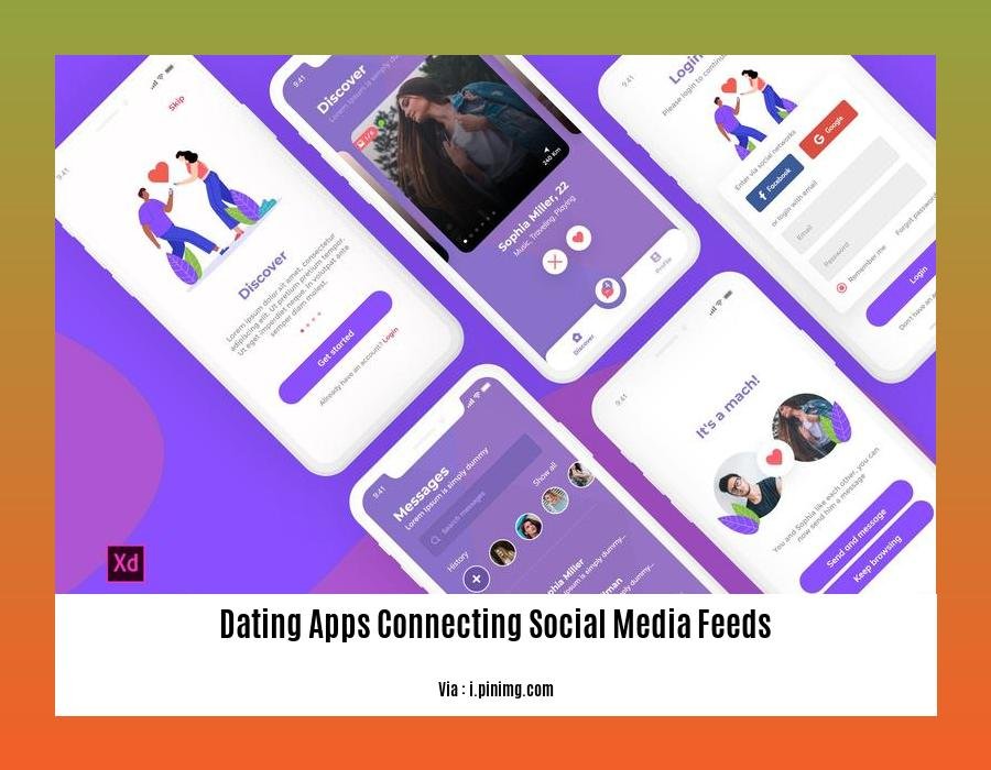 dating apps connecting social media feeds