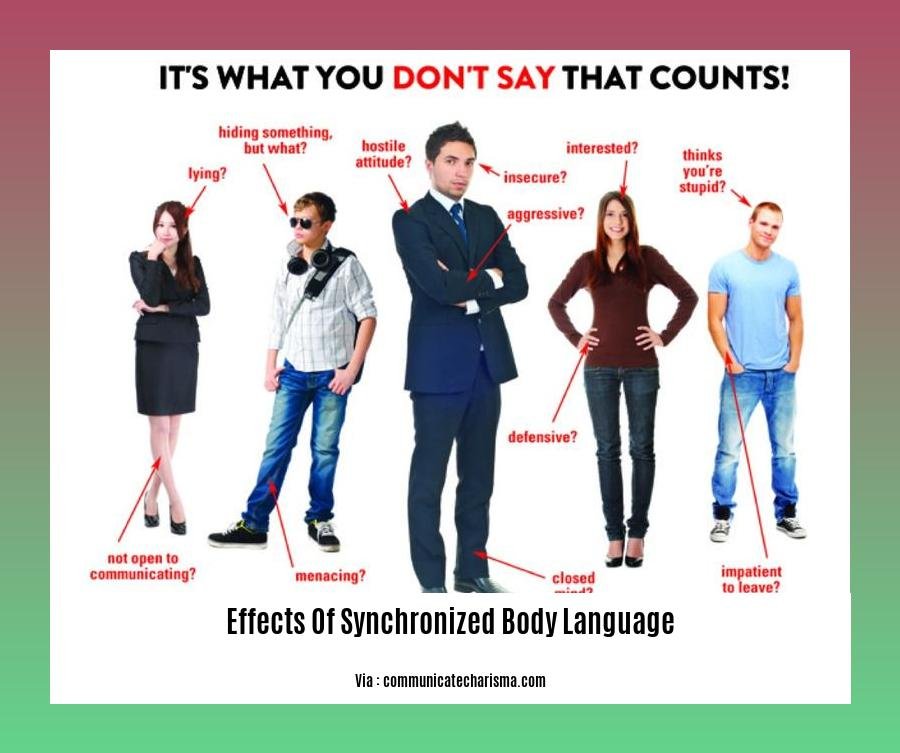 effects of synchronized body language