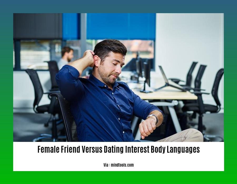 female friend versus dating interest body languages