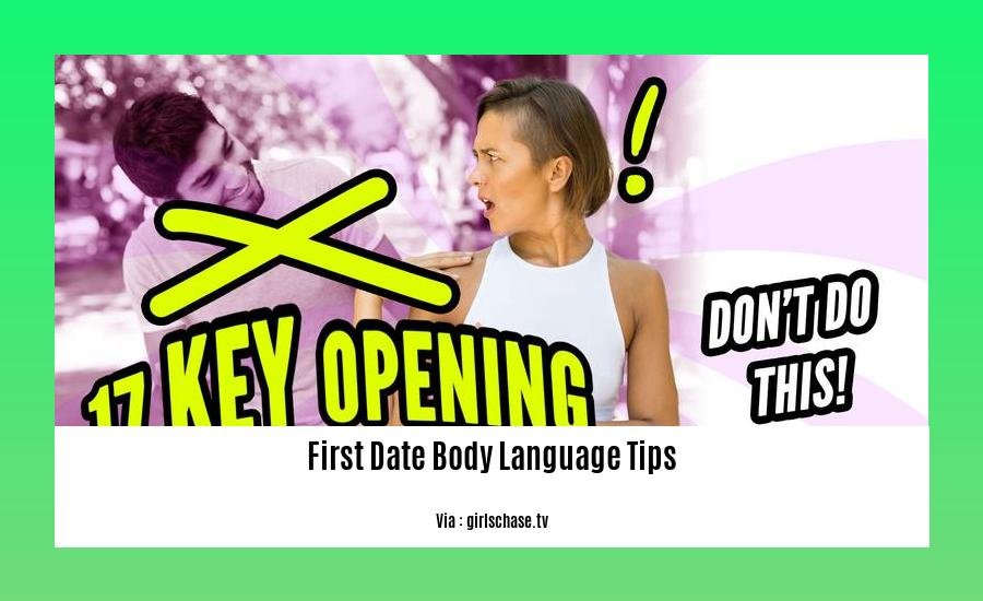 first date body language tips