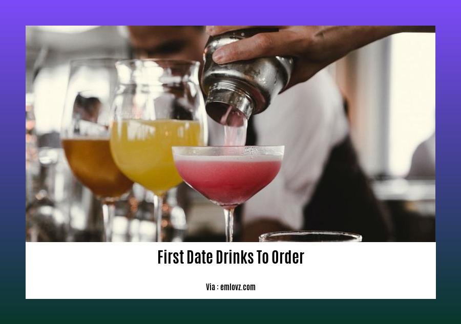 first date drinks to order
