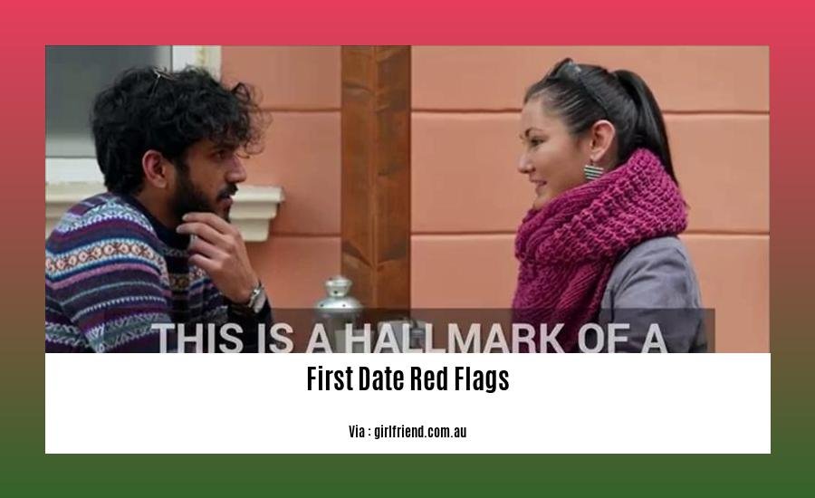 first date red flags