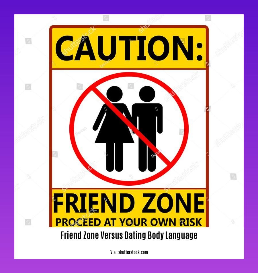 friend zone versus dating body language