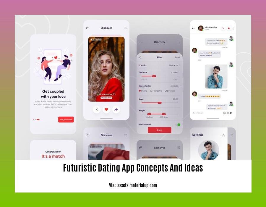 futuristic dating app concepts and ideas