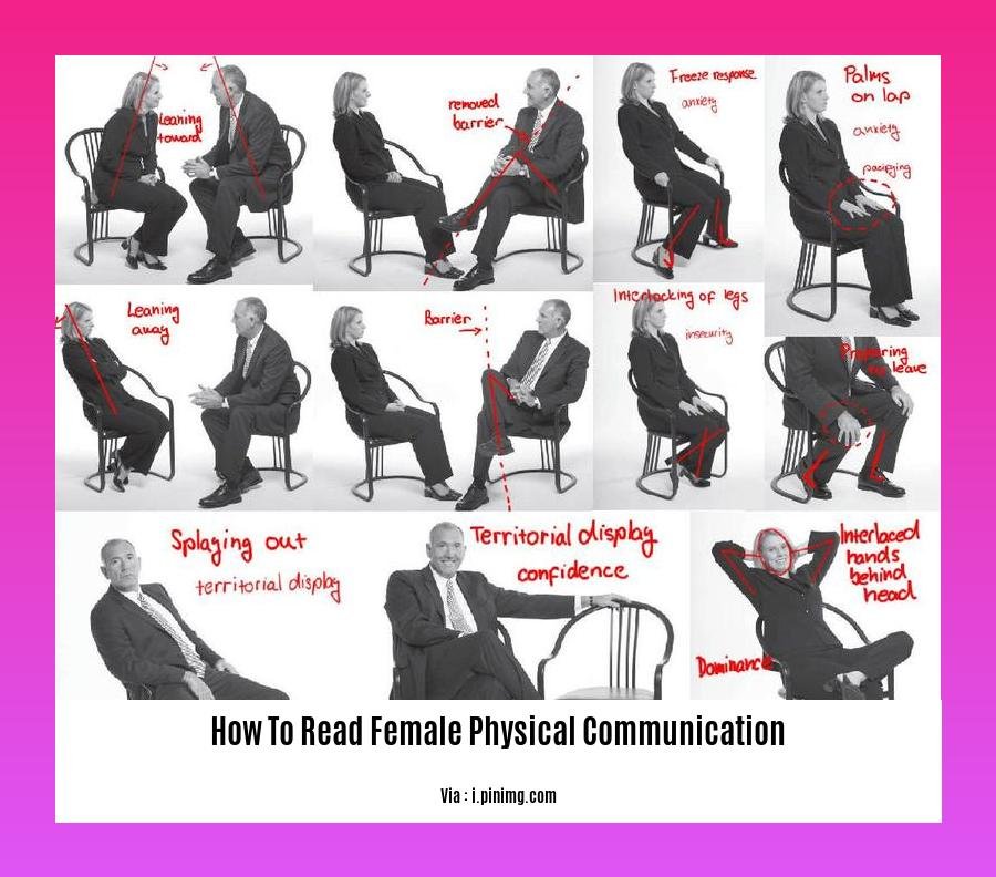 how to read female physical communication