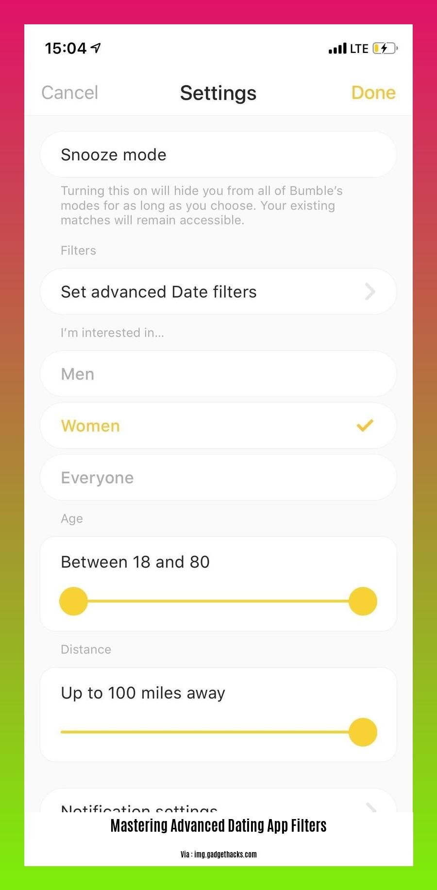 mastering advanced dating app filters