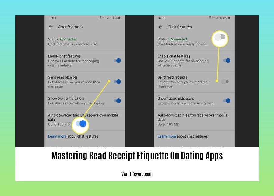 mastering read receipt etiquette on dating apps
