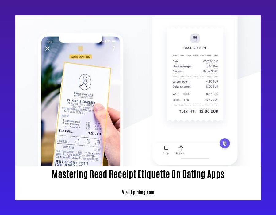 mastering read receipt etiquette on dating apps