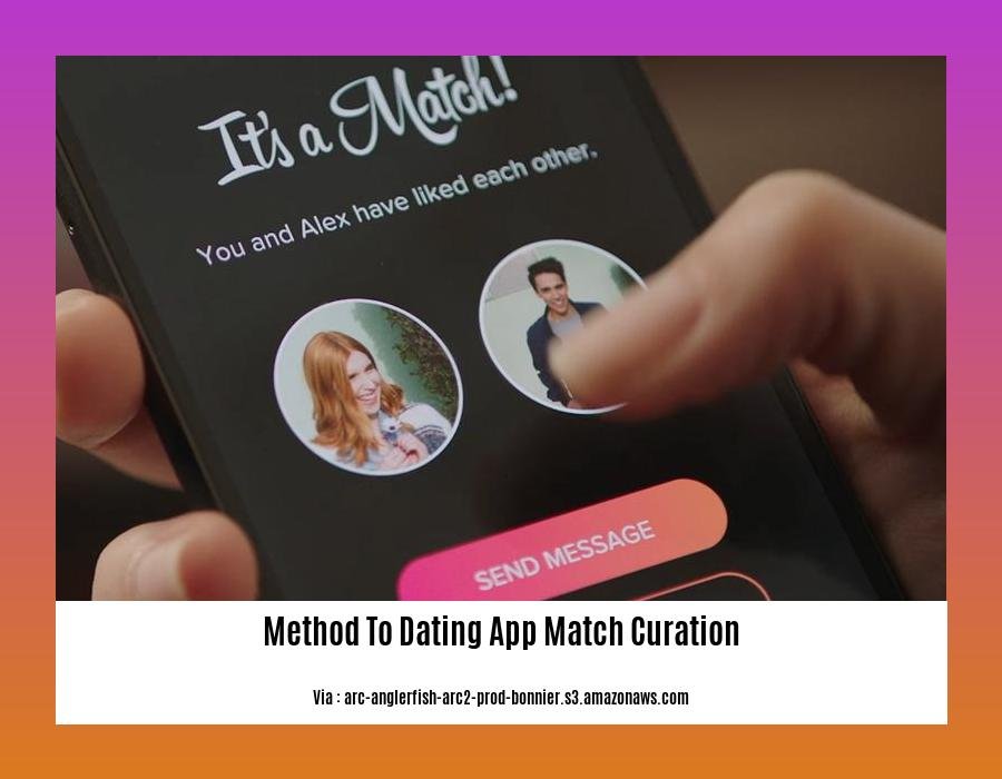 method to dating app match curation