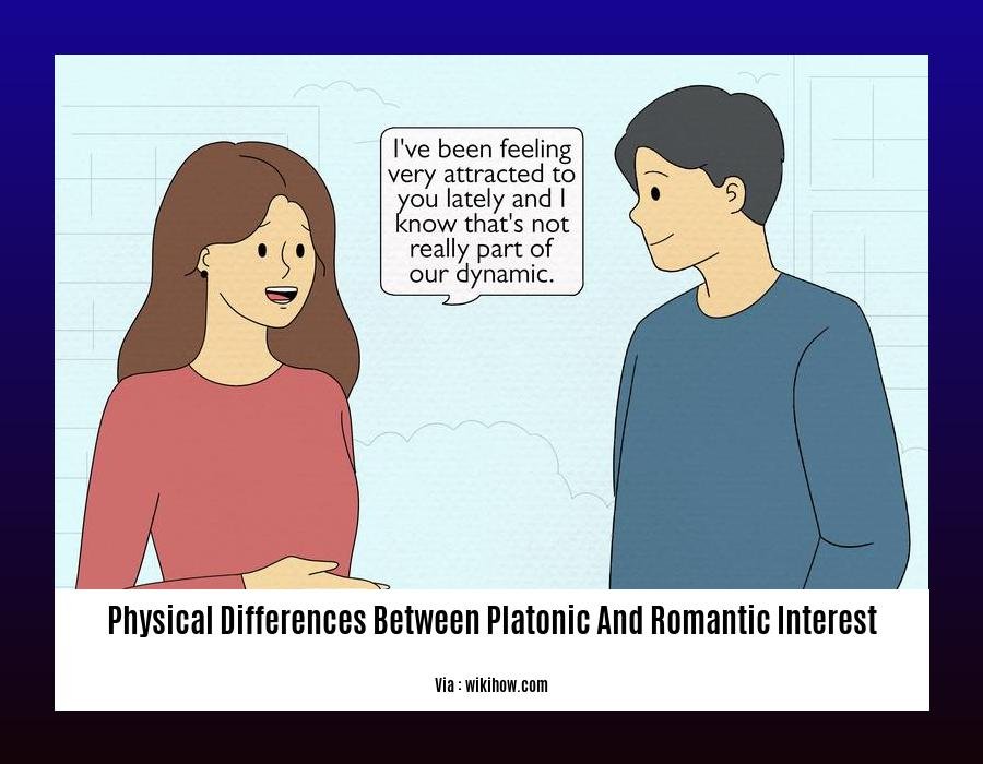 physical differences between platonic and romantic interest