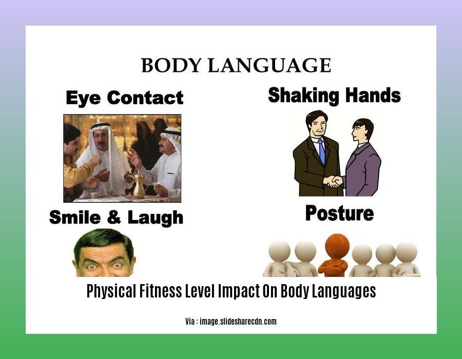 physical fitness level impact on body languages