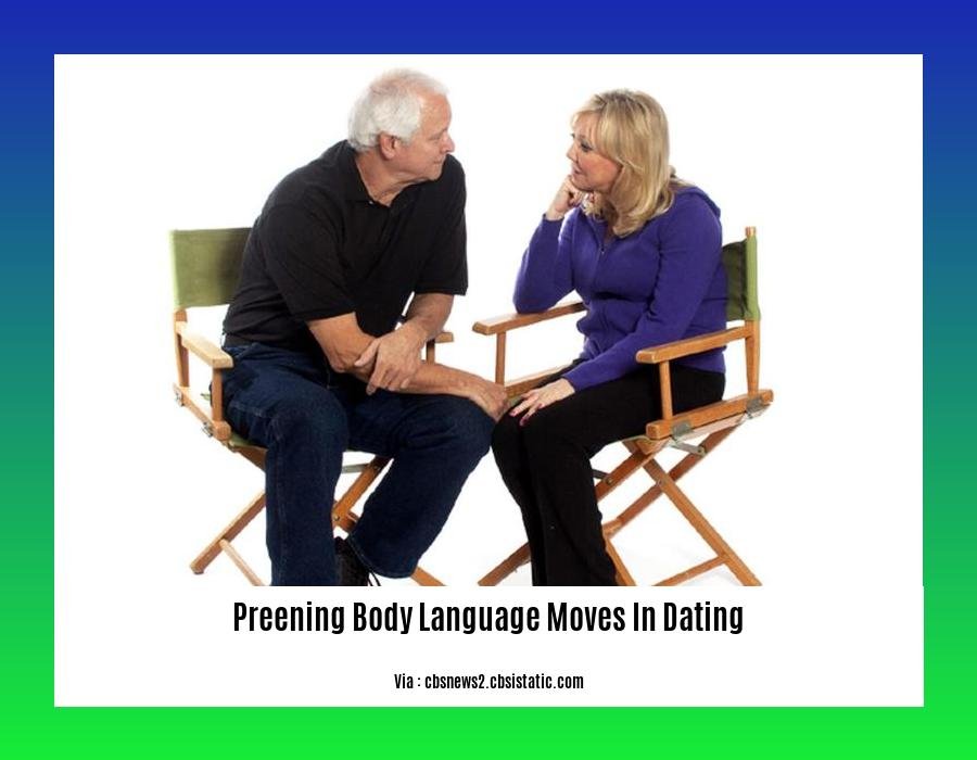 preening body language moves in dating