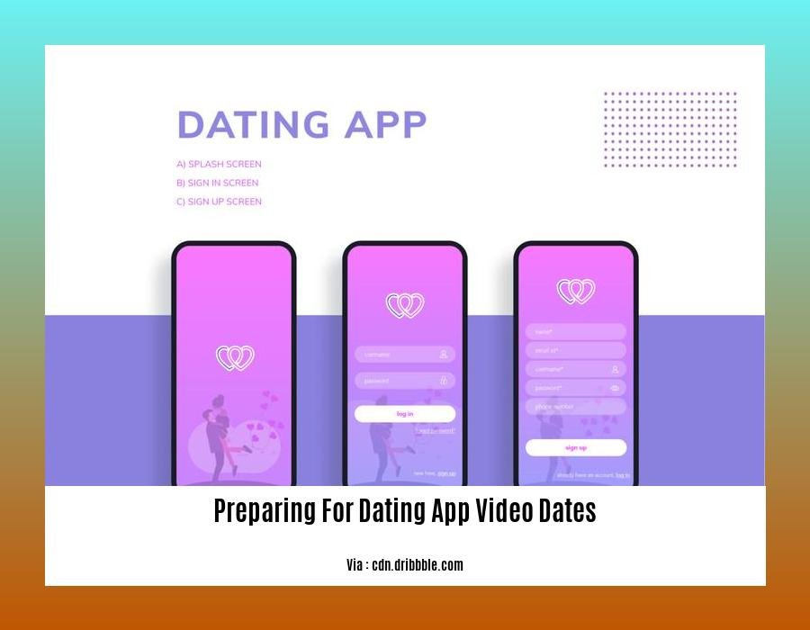 preparing for dating app video dates