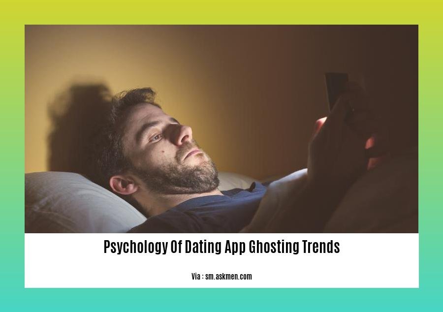 psychology of dating app ghosting trends