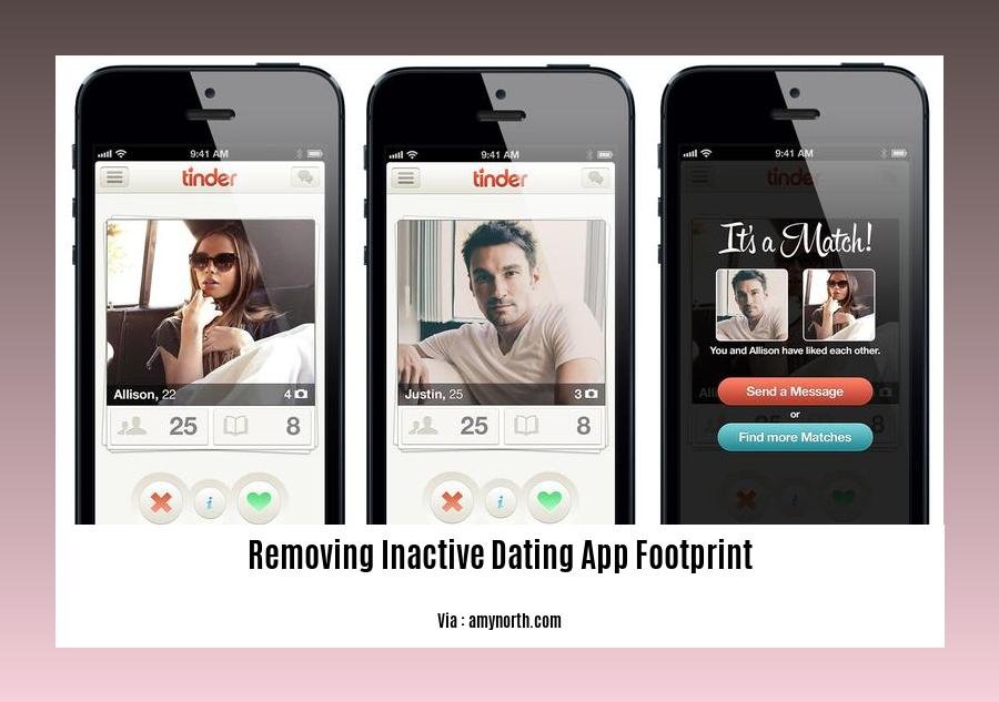 removing inactive dating app footprint