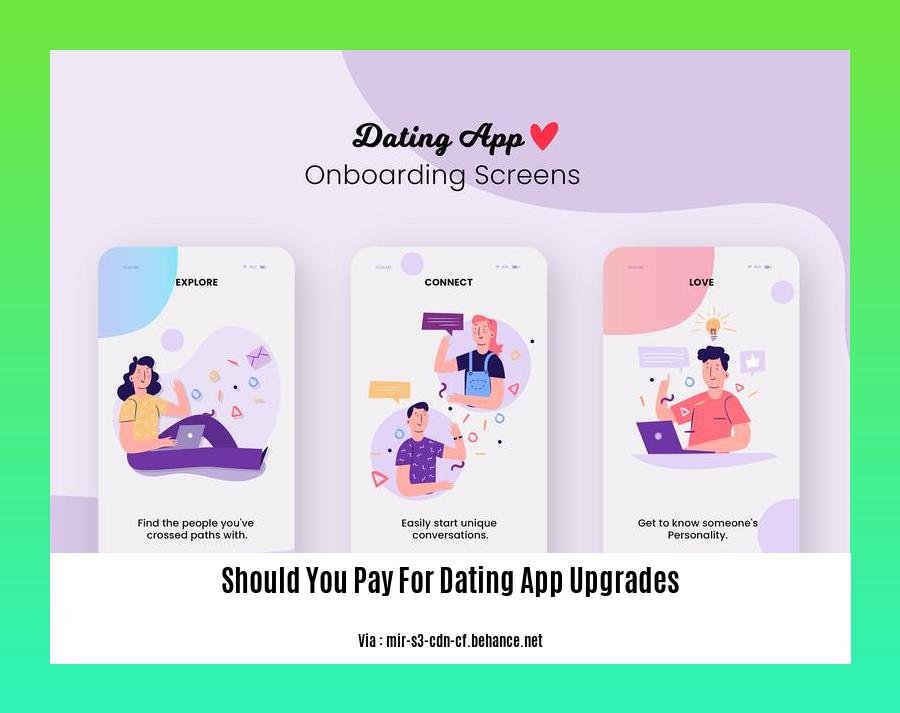 should you pay for dating app upgrades