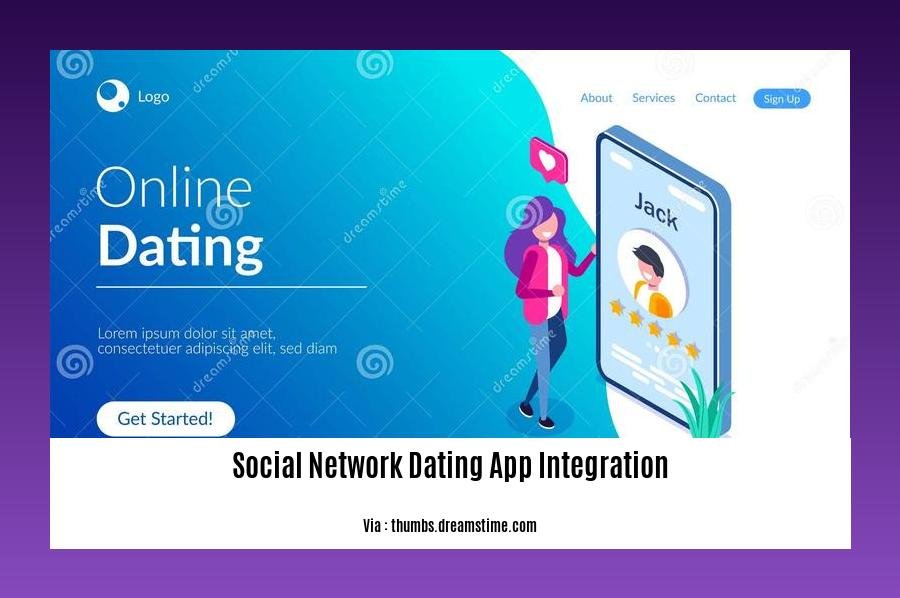 social network dating app integration