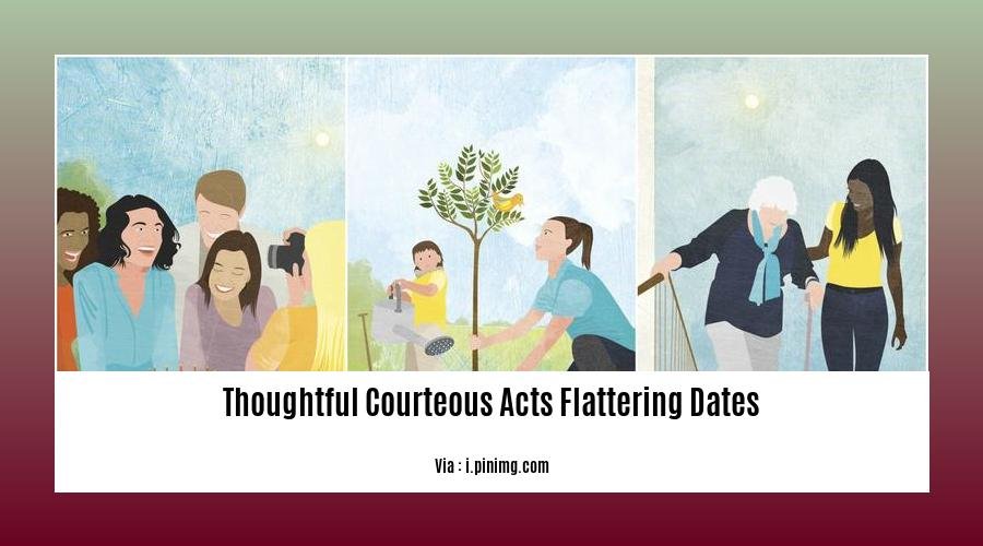 thoughtful courteous acts flattering dates