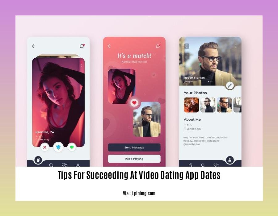 tips for succeeding at video dating app dates