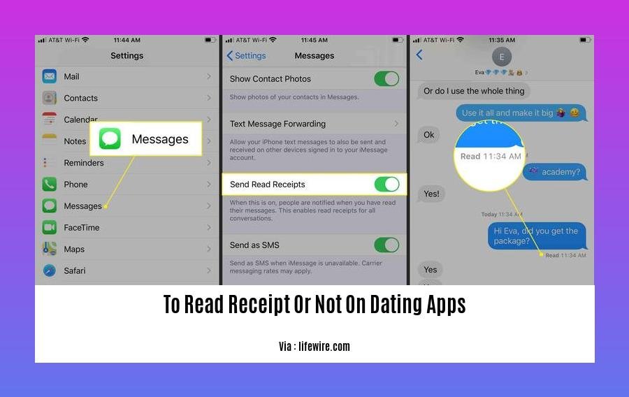 to read receipt or not on dating apps