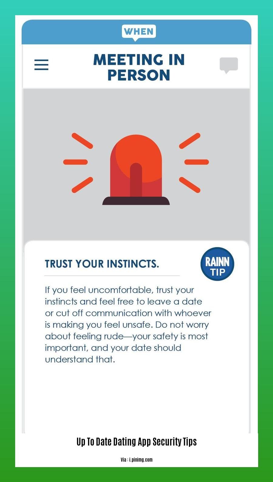 up to date dating app security tips