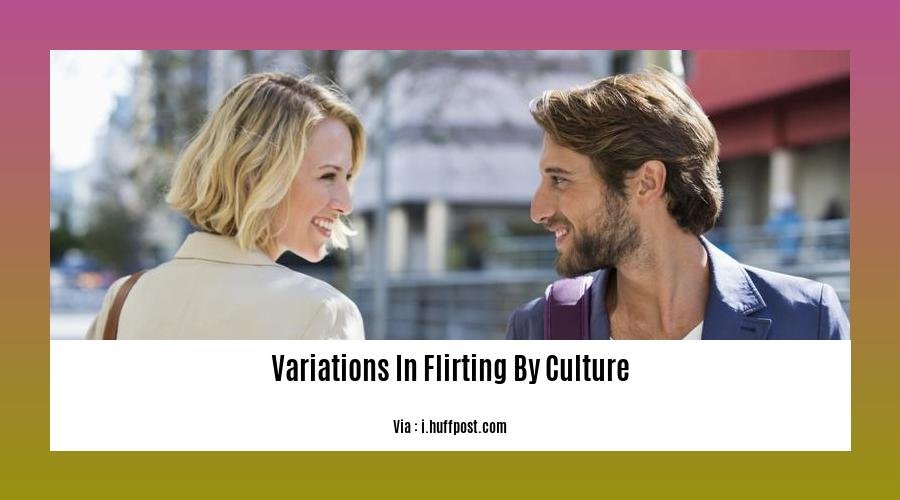 variations in flirting by culture