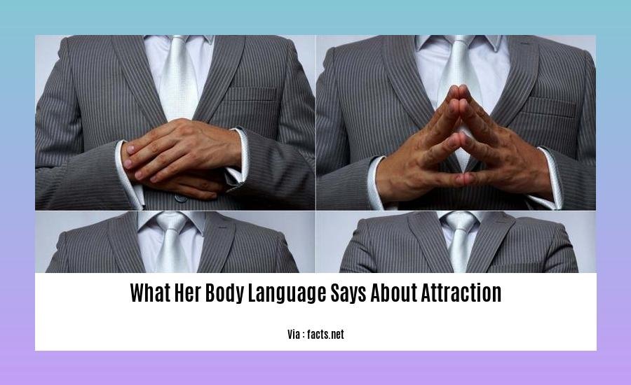 what her body language says about attraction